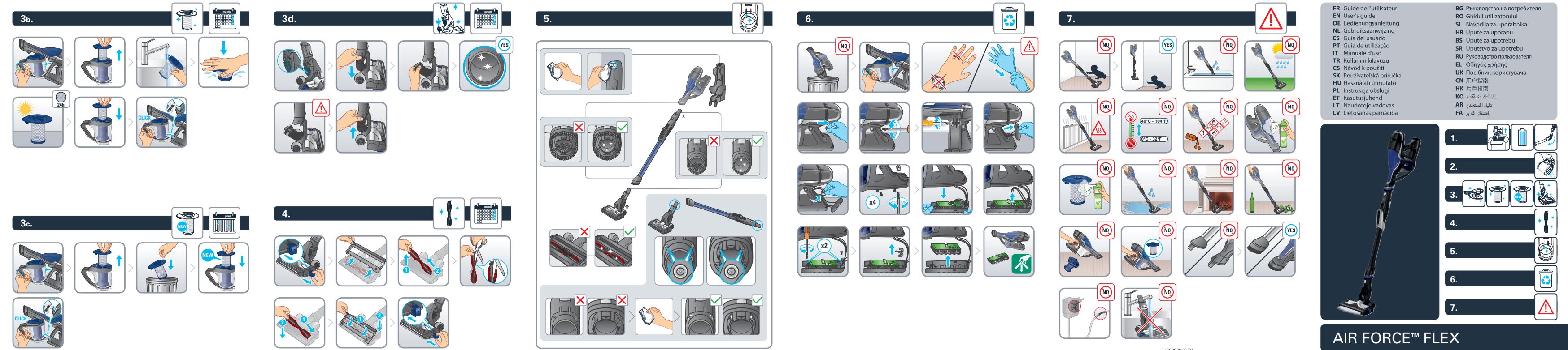 ROWENTA RH9291WO - FR position boost / EN boost position / DE boost Saugleistungstufe / NL booststand / ES posición de malena potencia / PT posione de impulso / IT posizione boost / TR artemma - 2