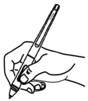 AO MICRO ERGO BIEN ETREKAMVAS PRO 24 - Tenue du stylet - 1