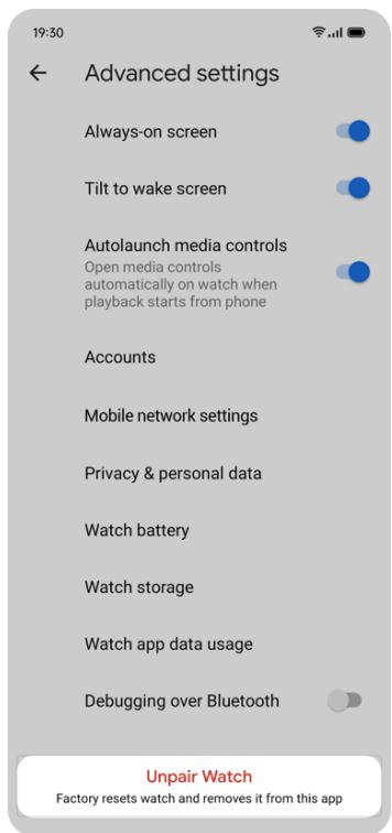 OPPO WATCH NOIR 46MM - Désappairer OPPO Watch - 2