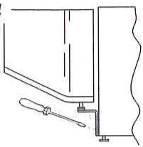 CANDY CFBL2130 - INVERSION DU SENS D'OUVERTURE DES PORTES - 4