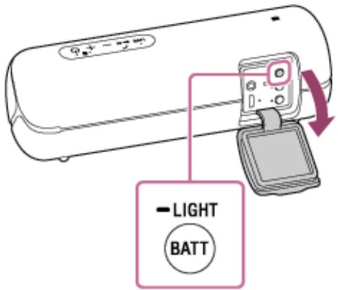 SONY XB-22 - Pour désactiver (éclairage éteint)/activer (éclairage allumé) la fonction d'éclairage - 1