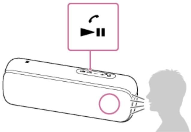 SONY XB-22 - Appuyez sur la touche (lecture)/ (appeal) à la réception d'un appel. - 1