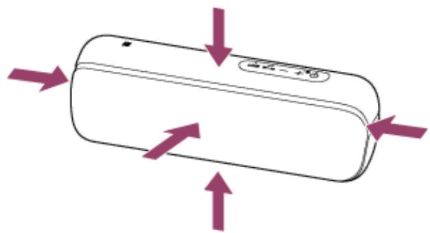 SONY XB-22 - Tapez sur les parties supérieure, avant, laterales ou inférieure de l'enceinte. - 2