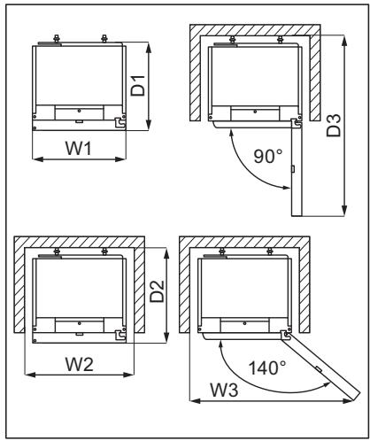 ELECTROLUX LNT8MC36X - Dimensions - 2