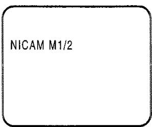 TOSHIBA SD-37VFSF - Réception NICAM MONO A B - 1
