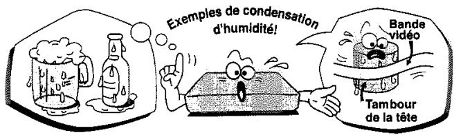 TOSHIBA SD-37VFSF - Remarque sur la condensation d'humidité - 1