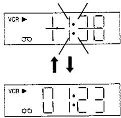 TOSHIBA SD-37VFSF - La touche CLOCK COUNTER - 1