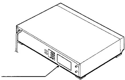 TOSHIBA SD-37VFSF - Emplacement et sens de I'etiquette - 1