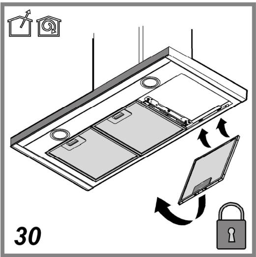 TURBOAIR TOSCA iX/A/90 - Remplacement des lampes - 34