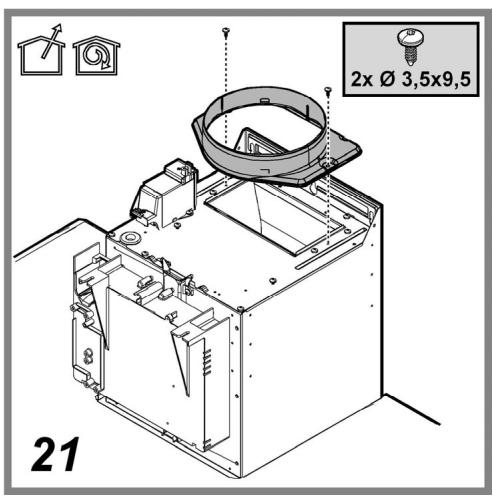 TURBOAIR TOSCA iX/A/90 - Remplacement des lampes - 21