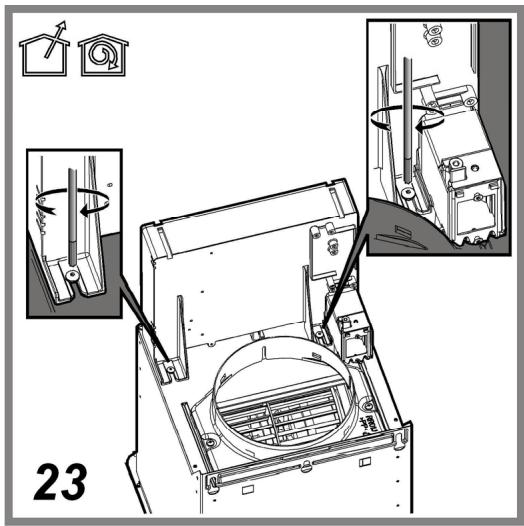 TURBOAIR TOSCA iX/A/90 - Remplacement des lampes - 23