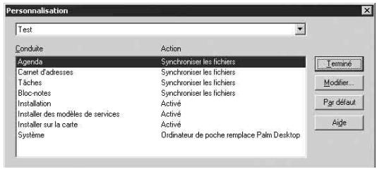 SONY CLIE - Échange et mise à jour de données via une opération HotSync® (Autres opérations HotSync®) - 1