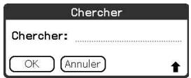 SONY CLIE - Appuyez sur l'icone Recherche - 1