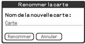 SONY CLIE - Affectation d'un nom à un support « Memory Stick™ » - 1