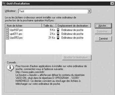 SONY CLIE - Installation à partir de votre ordinateur de bureau - 2