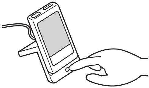 SONY CLIE - Exécution d'une opération HotSync® avec la station d'accueil (HotSync® locale) - 1