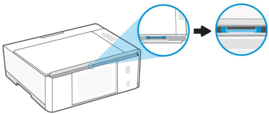 HEWLETT PACKARD SmartTank5106 - Nettoyage manuel des rouleaux d'entrainment du papier - 1