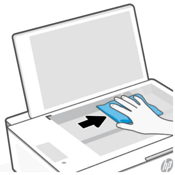 HEWLETT PACKARD SmartTank5106 - Nettoyage de la vitre du scanner - 3