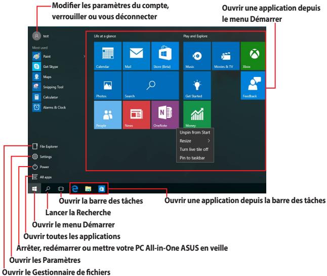 ASUS V222UAK90PT0262-M09070 - Menu Demarrer - 1