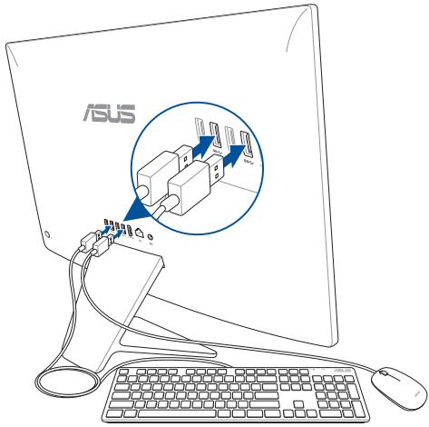 ASUS V222UAK90PT0262-M09070 - Connector un clavier ou une souris filaire - 1