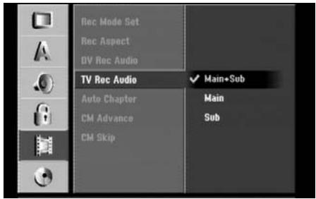 HITACHI DV-DS 161 E - Son de la télévision - 1