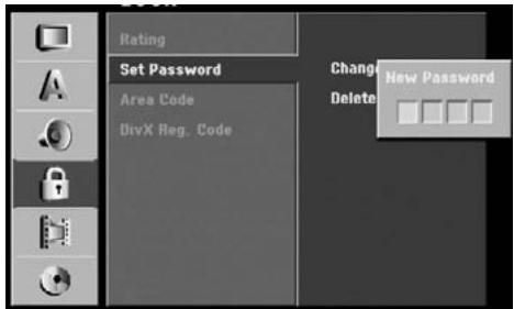 HITACHI DV-DS 161 E - Spécification d'un mot de passer - 1