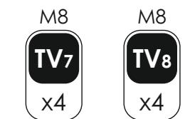 AFFINITY FSLLOOOBLEW - TV Screws, Reducers and Spacers Vis TV, réducteurs et séparateurs Tornillos, Reductores y Espaciadores para TV - 16