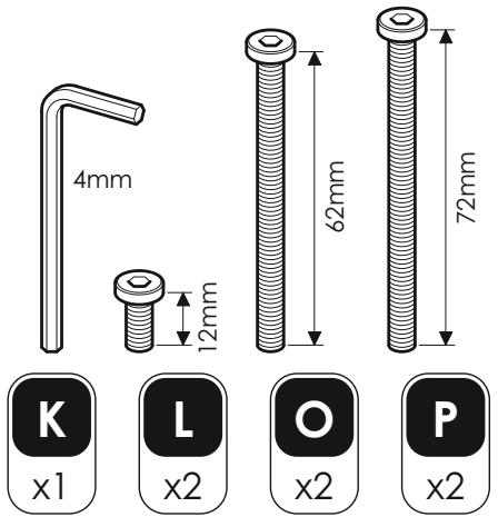 AFFINITY FSLLOOOBLEW - TV Screws, Reducers and Spacers Vis TV, réducteurs et séparateurs Tornillos, Reductores y Espaciadores para TV - 30