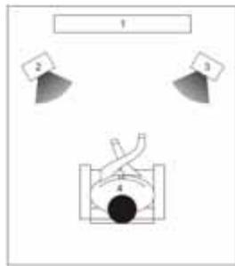 PROLINE MDVD70D - Positionnement des haut-parleurs - 1
