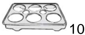 THOMSON THM 705 iX inox - DESCRIPTION DES PIÈCES - 3