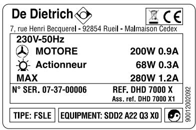 DE DIETRICH DHD 7000 X - - INTERVENTIONS - 1