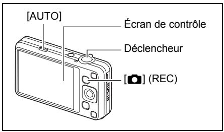 CASIO Z800 - Sélection d'un mode d'enregistrement automatique - 2