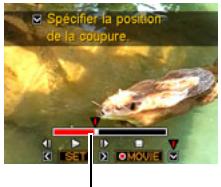 CASIO Z800 - Édition d'une séquence vidéo sur l'appareil photo (Edition séquence) - 1