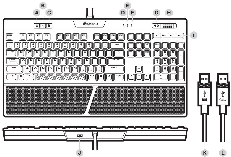 CORSAIR K70 RGB MK.2 - CONFIGURATION DE VOTRE CLAVIER - 1