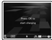 OLYMPUS LS-20M - Appuyez sur la touche OK pour démarrer la recharge. - 2