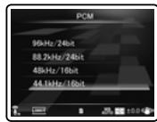 OLYMPUS LS-20M - Selectionne le format d'enregistrement: - 1