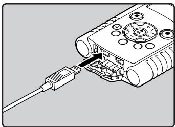 OLYMPUS LS-20M - Précautions à prendre lorsque vous utilisez l'enregistreur connecté à un ordinateur - 2