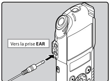OLYMPUS LS-20M - Ecoute pendant l'enregistrement audio (Rec Monitor) - 1