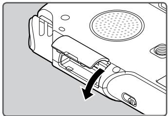 OLYMPUS LS-20M - Fermez bien le couvercle du logement de carte. - 1