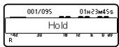 OLYMPUS LS-20M - Glissez le commutateur POWER/HOLD en position [HOLD]. - 2