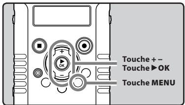 OLYMPUS LS-20M - Modification de la classe USB [USB Settings] - 1