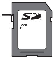 OLYMPUS LS-20M - A propos de la carte SD - 1