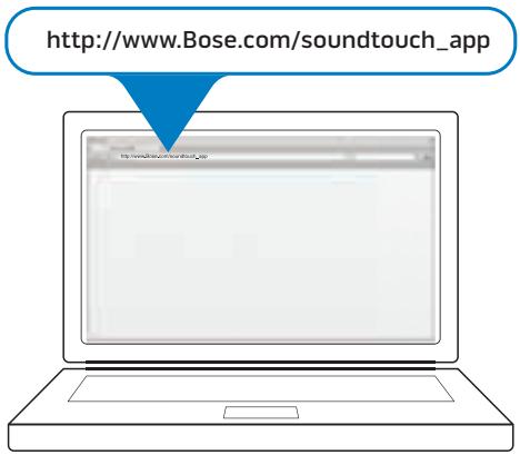 BOSER ST MUSIC SYSTEM ii B - Installation de l'application SoundTouch™ - 1