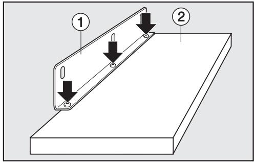 MIELE KWT 4154 UG - PV-INOX - Ajuster l'appareil aux portes hautes - 2