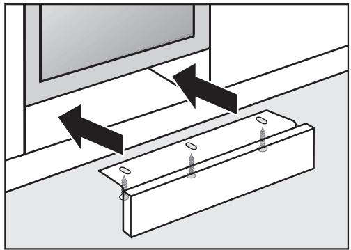 MIELE KWT 4154 UG - PV-INOX - Ajuster l'appareil aux portes hautes - 3