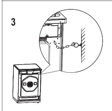 AMICA ACVD3105N - Montage de la fixation anti basculement - 3