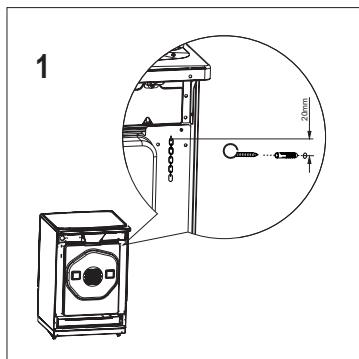 AMICA ACVD3105N - Montage de la fixation anti basculement - 1