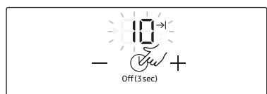 SAMSUNG Z64R7757BK - Einstellen der Kochzonenabschaltung - 2