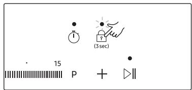 SAMSUNG Z64R7757BK - Het kinderslot gebruiken - 1
