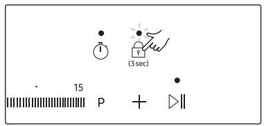 SAMSUNG Z64R7757BK - Activation/Désactivation de la sécurité enfants - 1